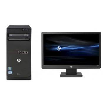 HP 3500 Desktop PC (With 20" Monitor)